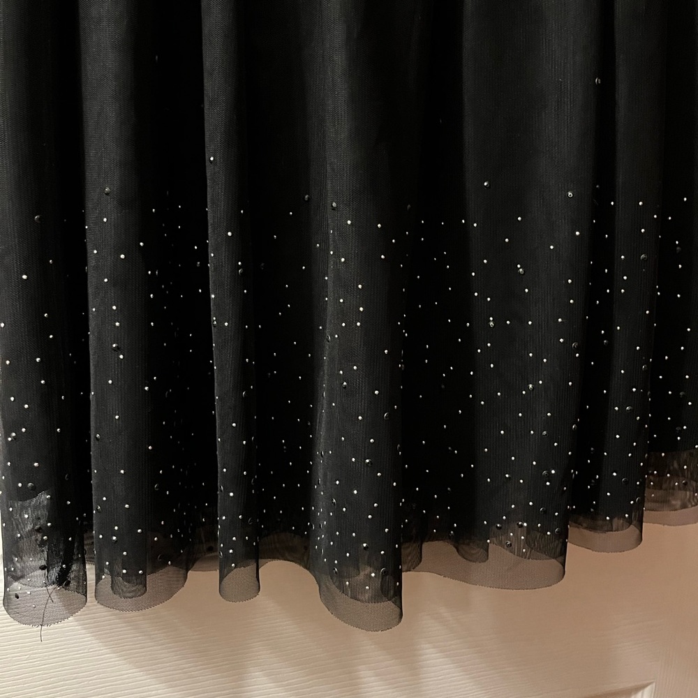 Black Sparkly Skirt - Picture 2 of 3